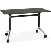 FLEXO klapbureau 140x70x73 cm Zwart