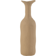 J-Line - Vaas Agra Aluminium Beige Large - 11.5x11.5x39cm