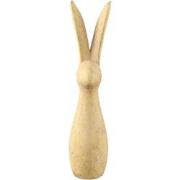 PTMD Deco Object Remy - 10x9x40 cm - Cement - Geel