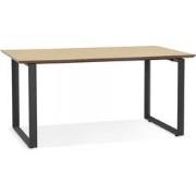 Groot recht directiebureau GIMINI 180x90x755 cm Beige