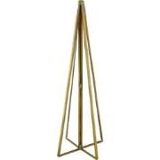 Xmas Tree - Metal/Glass - Gold - 5,5x20cm