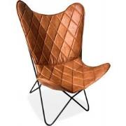 FOX vlinderstoel 78x72x92 cm Bruin