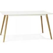 Rechthoekige keukentafel CANDY 160x90x75 cm Wit