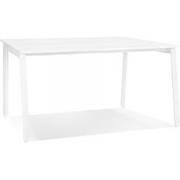 AMADEUS vergadertafel 140x140x745 cm Wit