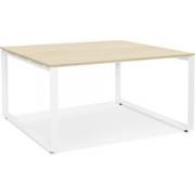 BAKUS vergadertafel 160x160x74 cm Wit