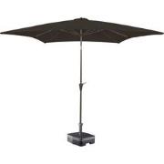 Kopu® Altea Parasol Vierkant 230x230 cm met Windvanger - Charcoal