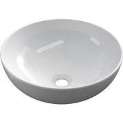 Keramische ronde opbouw waskom Bola Fino ?35cm wit