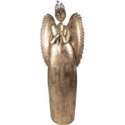 Clayre & Eef Kerstdecoratie Engel 74x31x204 cm Goudkleurig IJzer