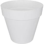 Bloempot Loft urban rond 30 wit