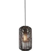 Hanglamp Tanami - Rotan Zwart - Ø18x35cm