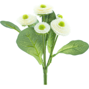 Bellis bush x6 cream 20 cm kunstbloem