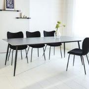 Eettafel Jules Sintered Stone Marmerlook Grijs