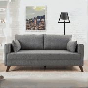 2-zits Bank Bella Grijs