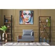 Fauteuil Rechts Fly Blauw