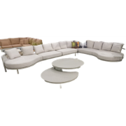 Hoshi loungeset salix 460x334 cm inclusief wheat kussens