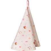 Clayre & Eef Theedoek  Ø 80 cm Beige Roze Katoen Rond Hobbelpaard Keuk...