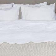 Town & Country Maryville Dekbedovertrek met Broderie Off-white-Lits-ju...