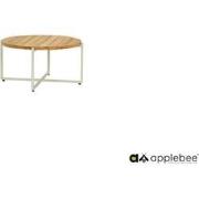 Apple Bee Condor koffietafel teak ø 74 cm - Oyster