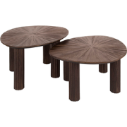 AnLi Style Salontafel set/2 driehoekig Maya teak