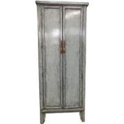 D - Livingfurn - Kabinetkast Icons- twee deurs - Elmhout - Grijs