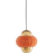 Light & Living - hanglamp - Cetara - oranje - metaal - E27 - 2983290