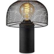 Home sweet home tafellamp Mushroom gaasmetaal - zwart