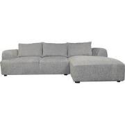 Tower living canterbury 2,5-al + chaise r - Taupe