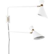 Zuiver Shady Dubbele Wandlamp Wit
