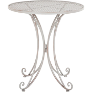 Beliani CILENTO - Ronde tafel-Grijs-IJzer