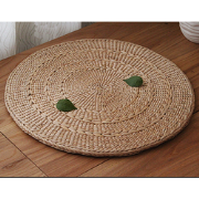 Fine Asianliving Oosterse Zitkussen Handgemaakt Naturel Lisdodde