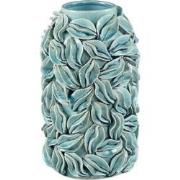 PTMD Bloempot Zubeda - 16x16x25 cm - Keramiek - Blauw