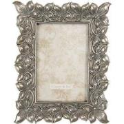 Clayre & Eef Fotolijst  10x15 cm Zilverkleurig Kunststof Rechthoek Blo...