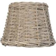 Clayre & Eef Lampenkap  Ø 20x15 cm Beige Rotan Rond Rieten Lampenkap