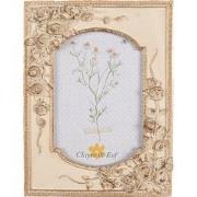 Clayre & Eef Fotolijst  10x15 cm Beige Goudkleurig Kunststof Rechthoek...