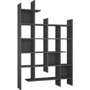 Rek 18 planken H188 cm - Manco - Grijs