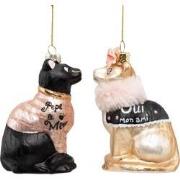 Ornament Paris glas h10 cm