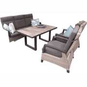 Barree Lounge Dining Set