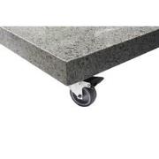 Wielenset voor granietvoet 125 kg