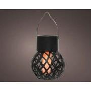 Solar hanging light d7h9 -6l zwart Lumineo Solar Hanging Lights