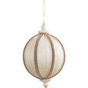 PTMD Kersthanger Nadinee - 20x20x30 cm - Polyester - Creme