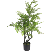 Leather fern tree in pot green 85 cm kunstbloem