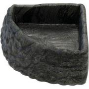 Repto deco corner dish grey l