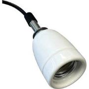 Repto ceramic e27 holder with bolt
