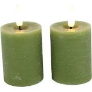 Ledkaars Lyon ro 5x5x9 cm l.grn s2