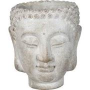 Clayre & Eef Bloempot  15x14x17 cm Grijs Steen Bloempot binnen