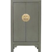 Fine Asianliving Chinese Kast Olive Grijs - Orientique Collectie