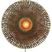Wandlamp Bali - Bamboe/Zwart - Ø87cm