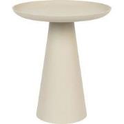 Housecraft Living Ringar Bijzettafel Rond Metaal 39,5x39,5 cm (L) Wit