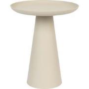 Housecraft Living Ringar Bijzettafel Rond Metaal 34,5x34,5 cm (M) Wit