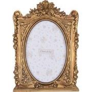 Clayre & Eef Fotolijst 10x15 cm Goudkleurig Kunststof Glas